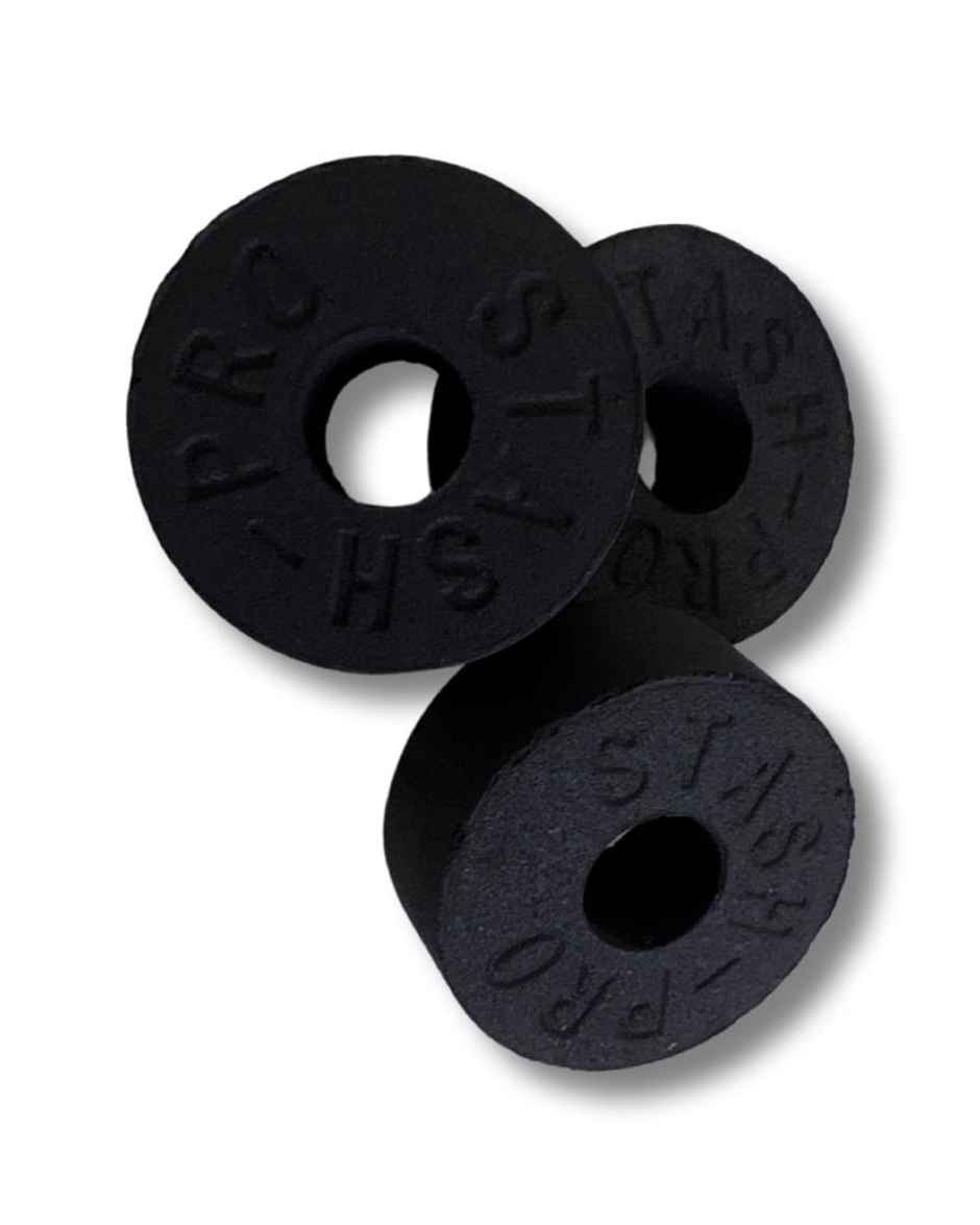 Flik Premium Pre-Cut Hookah Foil (1pc) & Flik Premium Hookah Filters (1pc) & Stash-Pro Premium Magic Coal (10pc) Combo 